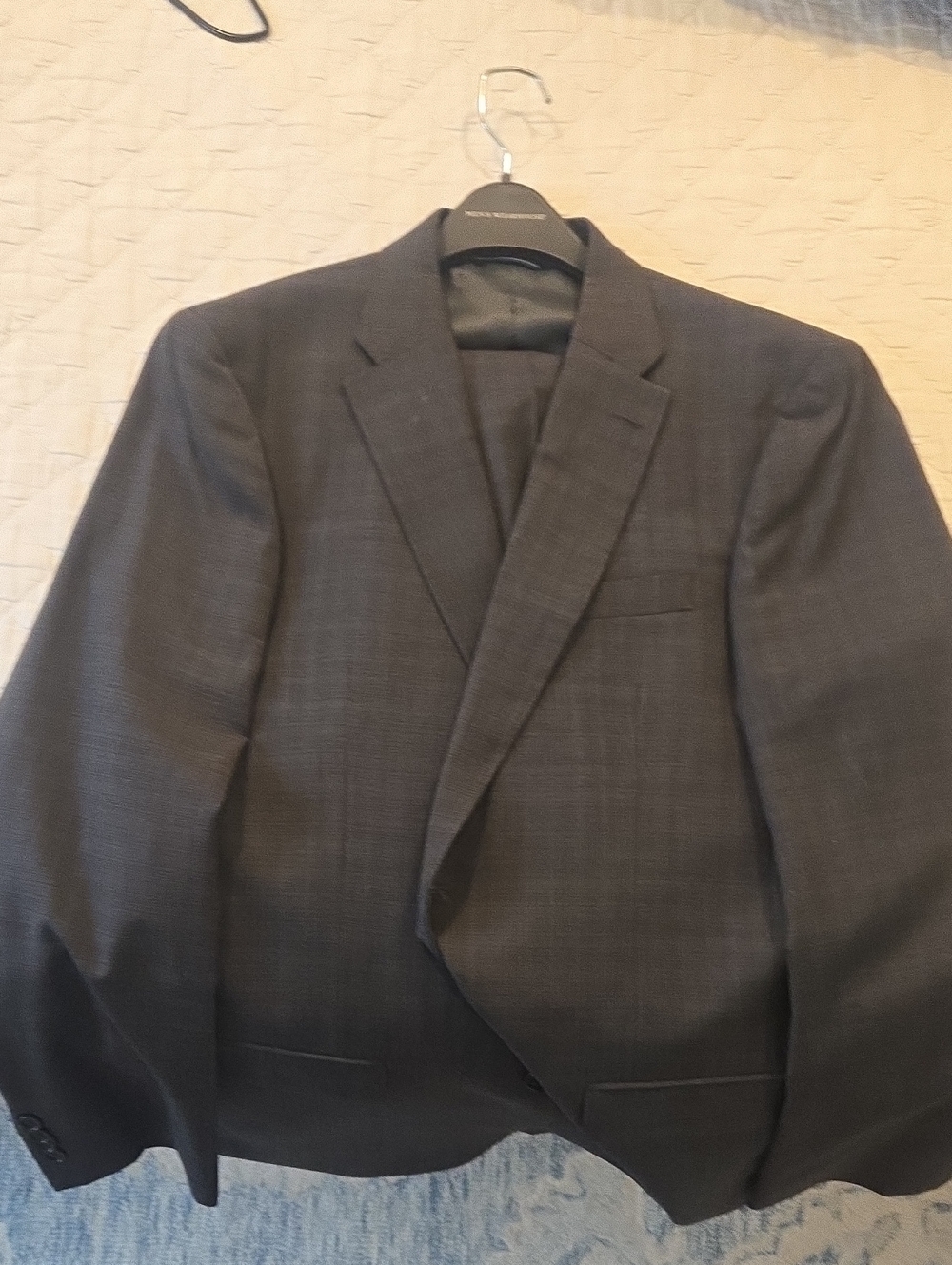Tommy Hilfiger Men's Charcoal Gray Two-Button Sport Coat